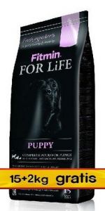 Fitmin Dog For Life Puppy 17kg (15+2kg gratis)