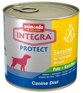 Animonda Integra Protect Sensitive Indyk + Ziemniaki dla psa puszka 600g
