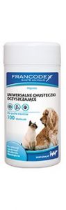 Francodex Chusteczki pielęgnacyjne dla psów i kotów 100szt [FR179138]