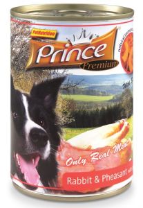 Prince Premium Dog Królik, kuropatwa, dynia puszka 400g