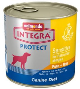 Animonda Integra Protect Sensitive Indyk + Ryż dla psa puszka 600g