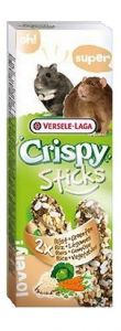 Versele-Laga Crispy Sticks Hamster & Rat Rice & Vegetables - kolby dla chomików i szczurów z ryżem i