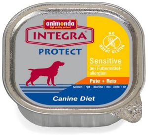 Animonda Integra Protect Sensitive Indyk + Ryż dla psa tacka 150g