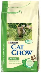 Purina Cat Chow Adult z Królikiem i Wątróbką 15kg
