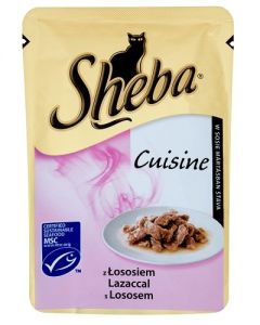 Sheba Cuisine z Łososiem w sosie saszetka 85g