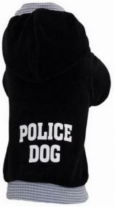 Grande Finale Bluza czarna Police Dog rozmiar 5 [B09]