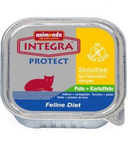 Animonda Integra Protect Sensitive dla kota Indyk z ziemniakami tacka 100g