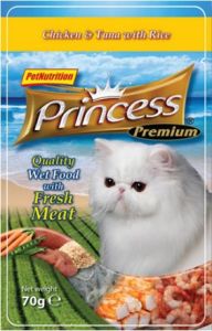 Princess Premium Kot Kurczak, tuńczyk i ryż saszetka 70g [PPP1]