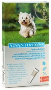 Advantix Spot-On dla psa 4-10kg - roztwór przeciwko pchłom i kleszczom - 1 pipeta w opakowaniu