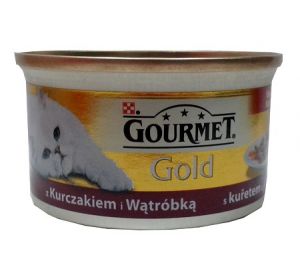 Gourmet Gold Kurczak i wątróbka w sosie 85g