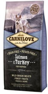 Carnilove Salmon & Turkey Puppy - łosoś i indyk 12kg