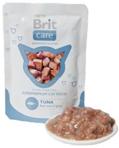 Brit Care Cat Pouch Tuna - Tuńczyk saszetka 80g