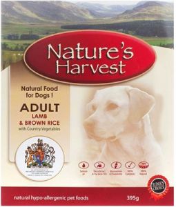 Nature's Harvest Dog Adult Lamb & Brown rice 395g