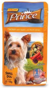 Prince Premium Dog Kurczak, jabłka, marchew i żurawina saszetka 150g [PD1505]