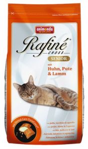 Animonda Rafine Cross Senior Cat Kurczak, indyk i jagnięcina 1,5kg