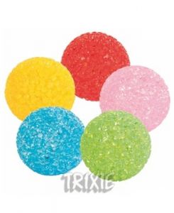 Trixie Piłka grająca kolorowa 4cm [4107]