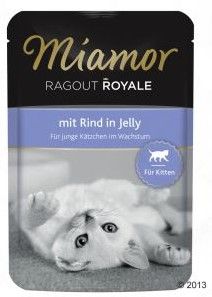 Miamor Ragout Royale Kitten z Wołowiną saszetka 100g