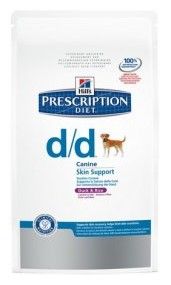 Hill's Prescription Diet d/d Kaczka i Ryż Canine 12kg