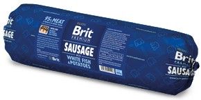 Brit Premium Sausage White Fish & Potatoes 800g