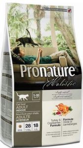 Pronature Holistic Adult Cat Indoor Indyk i żurawina 340g