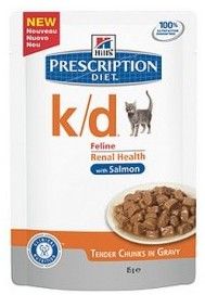 Hill\'s Prescription Diet k/d Feline Łosoś saszetka 85g