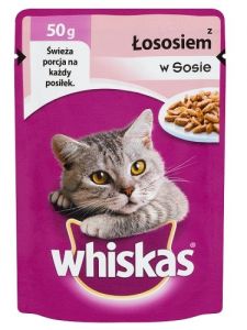 Whiskas Mini Łosoś sos 50g