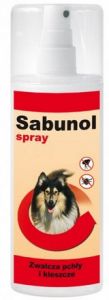 DermaPharm Sabunol Spray przeciw pchłom i kleszczom dla psa 100ml