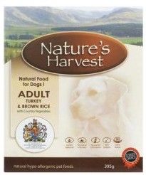 Nature's Harvest Dog Adult Turkey & Brown rice 395g