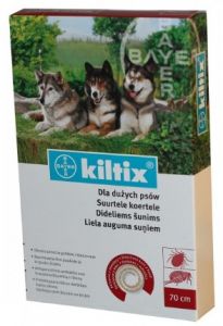 Kiltix obroża przeciw pchłom i kleszczom dla dużych psów 70cm