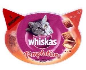 Whiskas Temptations Beef (wołowina) 60g