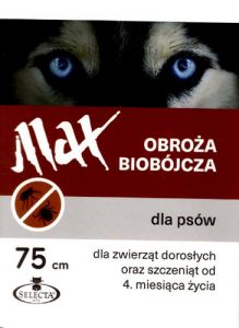 Selecta HTC Obroża Max Ger biobójcza dla psa przeciw pchłom i kleszczom 75cm [SE-0902]