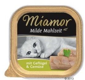 Miamor Milde Mahlzeit Drób + Warzywa tacka 100g