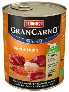 Animonda GranCarno Adult Rind Huhn Wołowina + Kurczak 800g