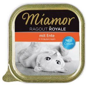 Miamor Ragout Royale Cream Ente in Krautercream tacka 100g