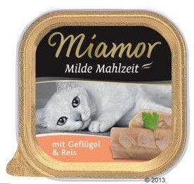 Miamor Milde Mahlzeit Drób + Ryż tacka 100g