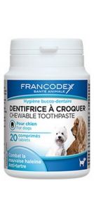 Francodex Fresh Pastylki do higieny jamy ustnej psów 20szt [FR172194]
