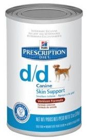 Hill's Prescription Diet d/d Canine Dziczyzna puszka 370g