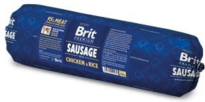 Brit Premium Sausage Chicken & Rice 800g