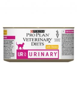 Purina Veterinary Diets Urinary UR Feline kurczak puszka 195g