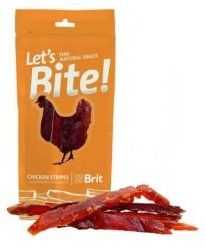 Brit Care Let\'s Bite Dog Chicken Stripes  Przekąska z kurczaka 30g