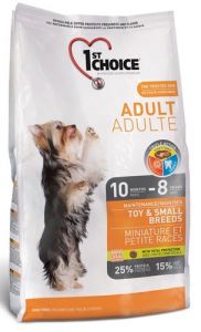 1st Choice Adult Dog Toy & Small Breeds 2,72kg
